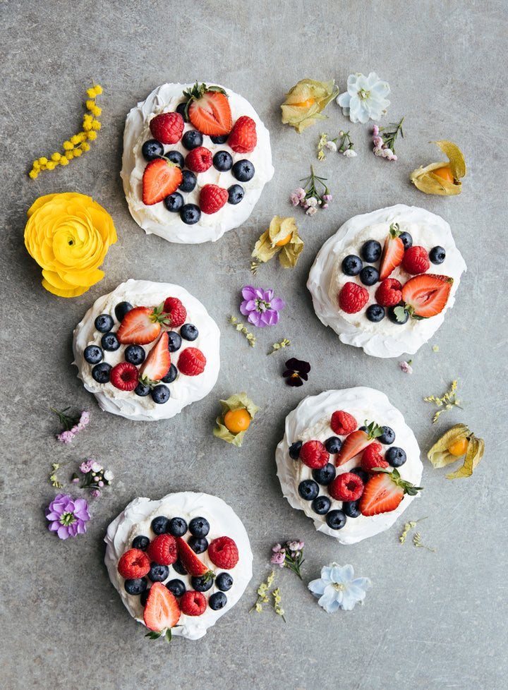 Summer Treats: Almond Pavlovas