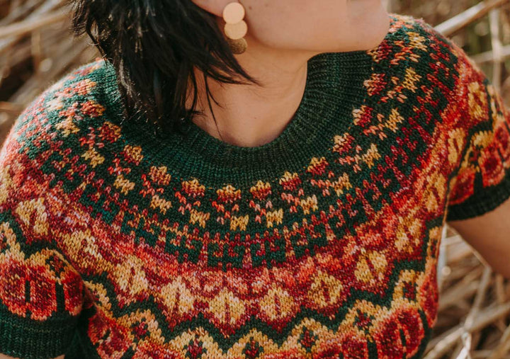 Pattern previews for Seasons of Stitches