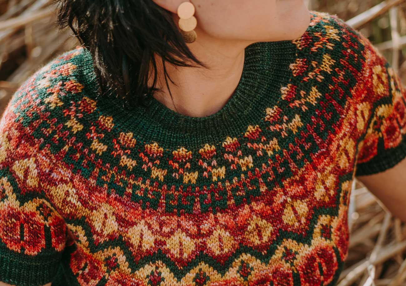 Pattern previews for Seasons of Stitches – Laine Publishing