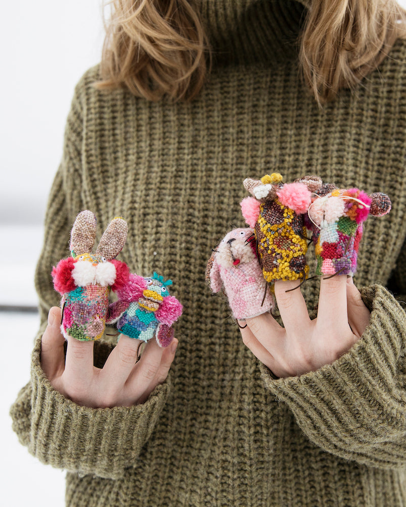 Finger Puppet Embroidery Kit