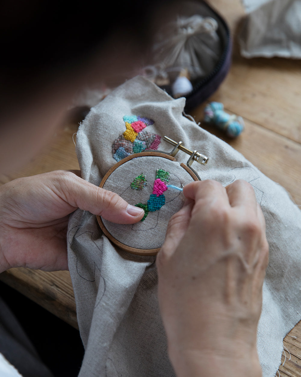 Workshop: Mosaic Embroidery with Tomomi Mimura